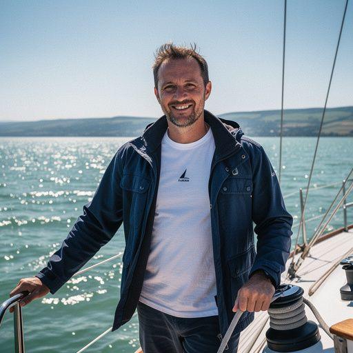 Térkép és navigációs eszközök egy asztalon.